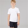 Tommy Hilfiger Boys Jersey Pyjamas White/Outline Flag Desert Sky