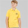 Tommy Hilfiger Boys Tommy Flag Polo Shirt Citronella