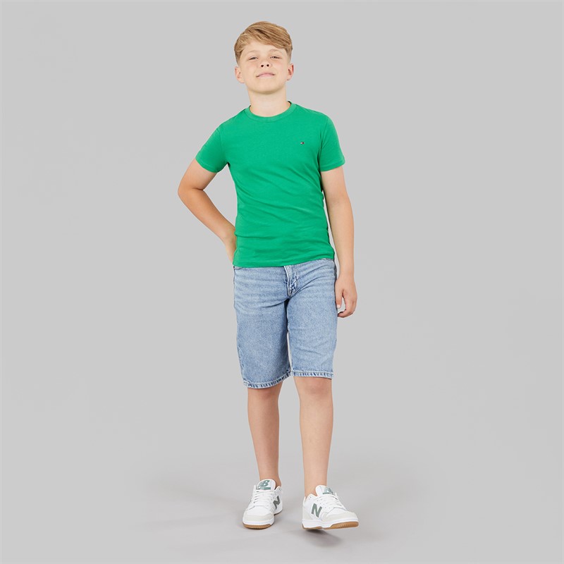 Tommy Hilfiger Boys Straight Denim Shorts Mediumused