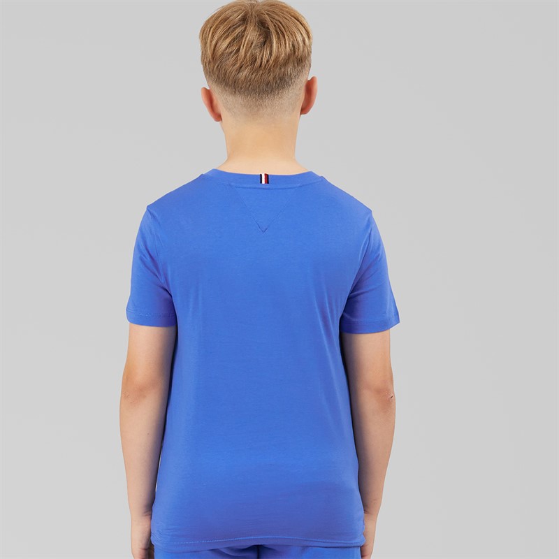 Tommy Hilfiger Boys Monogram Graphic T-Shirt Empire Blue