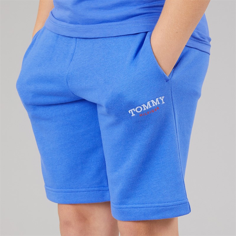 Tommy Hilfiger Boys Monotype Graphic Sweat Shorts Empire Blue