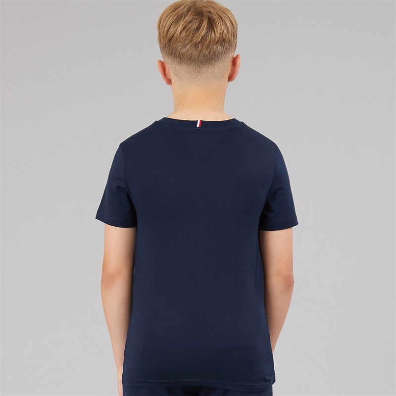 Tommy Hilfiger Boys Monogram Graphic T-Shirt Dark Night Navy