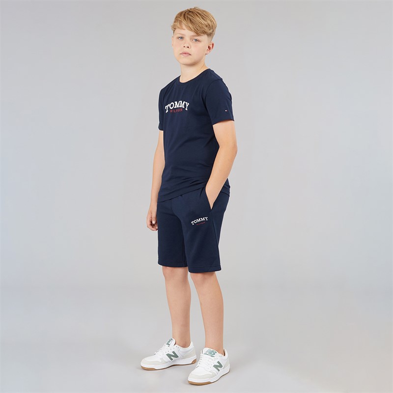 Tommy Hilfiger Boys Monogram Graphic T-Shirt Dark Night Navy