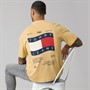 Tommy Hilfiger Mens 90S Waving Flag T-Shirt Gentle Gold