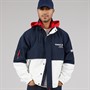 Tommy Hilfiger Mens Colorblock Windbreaker Jacket Dark Night Navy/Multi