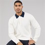 Tommy Hilfiger Mens Reg Woven Rugby Shirt Ancient White