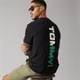 Tommy Hilfiger Mens Relaxed LA Back Print T-Shirt Black