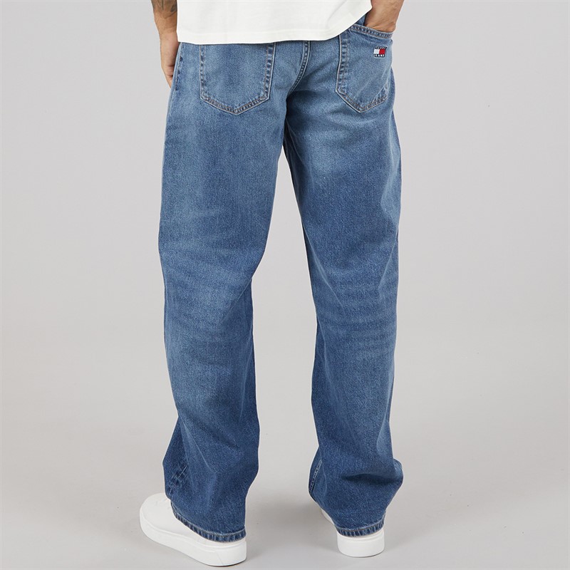 Tommy Hilfiger Mens Jaimie Loose Straight Jeans Denim Medium