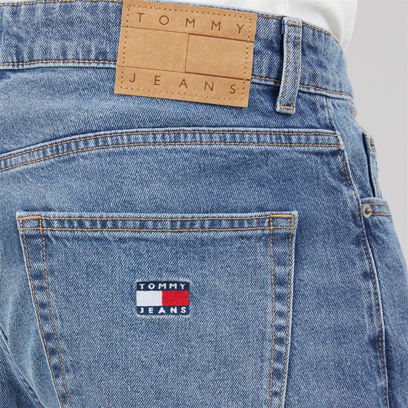 Tommy Hilfiger Mens Jaimie Loose Straight Jeans Denim Medium
