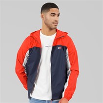 Tommy Hilfiger Mens Outdoor Shell Jacket Dark Night Navy Multi