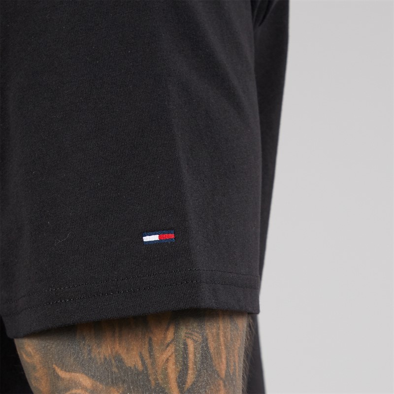 Tommy Hilfiger Mens 90S Vintage LA T-Shirt Black