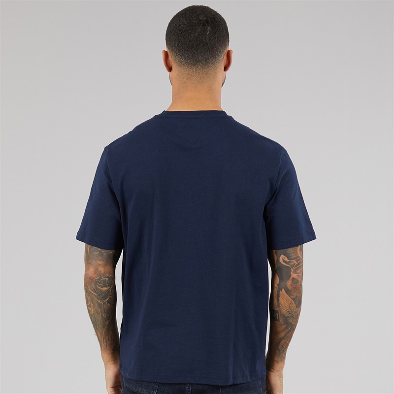 Tommy Hilfiger Mens 90S TJ Block T-Shirt Dark Night Navy