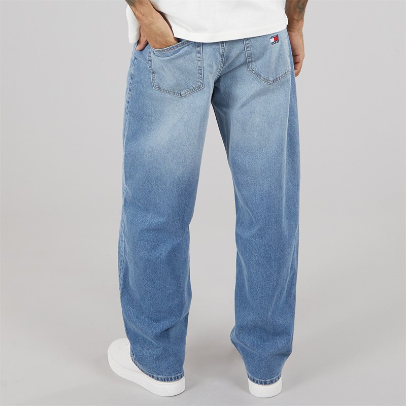 Tommy Hilfiger Mens Jaimie Relaxed Straight Jeans Denim Medium