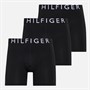 Tommy Hilfiger Mens Three Pack Boxer Briefs Black/Black/Black