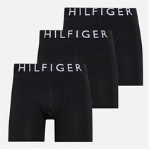 Tommy Hilfiger Mens Three Pack Boxer Briefs Black/Black/Black