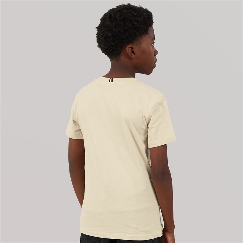 Tommy Hilfiger Kids Mini Corp T-Shirt Classic Beige