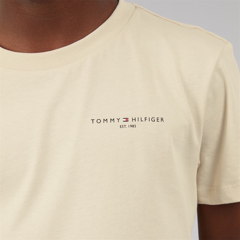 Tommy Hilfiger Kids Mini Corp T-Shirt Classic Beige