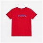 Tommy Hilfiger Boys Monogram Graphic T-Shirt Rapid Red