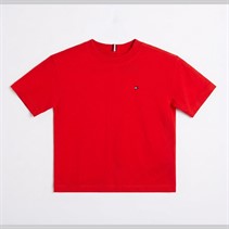 Tommy Hilfiger Boys Essential Archive T-Shirt Rapid Red