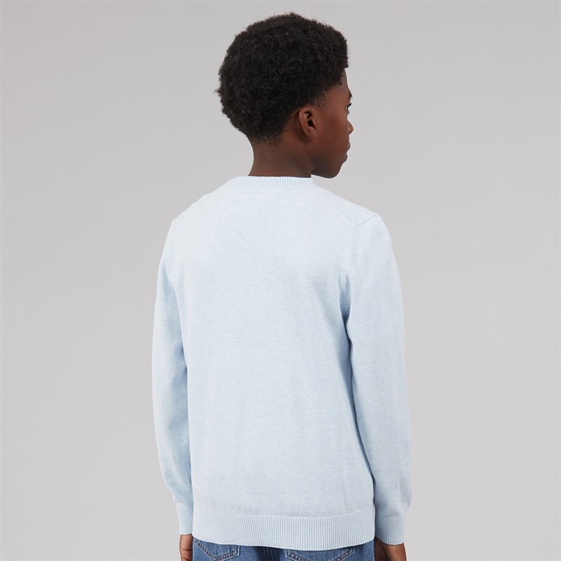 Tommy Hilfiger Boys Crew Neck Sweatshirt Sweet Blue Htr