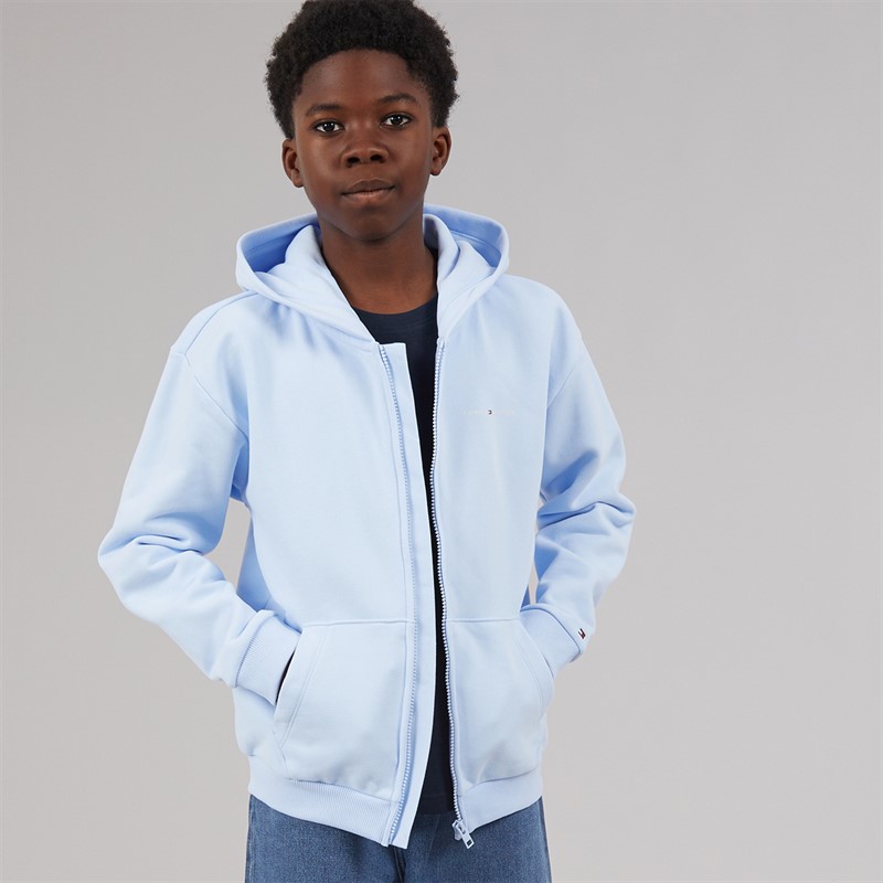 Tommy Hilfiger Kids Mini Corp Zip Through Hoodie Sweet Blue