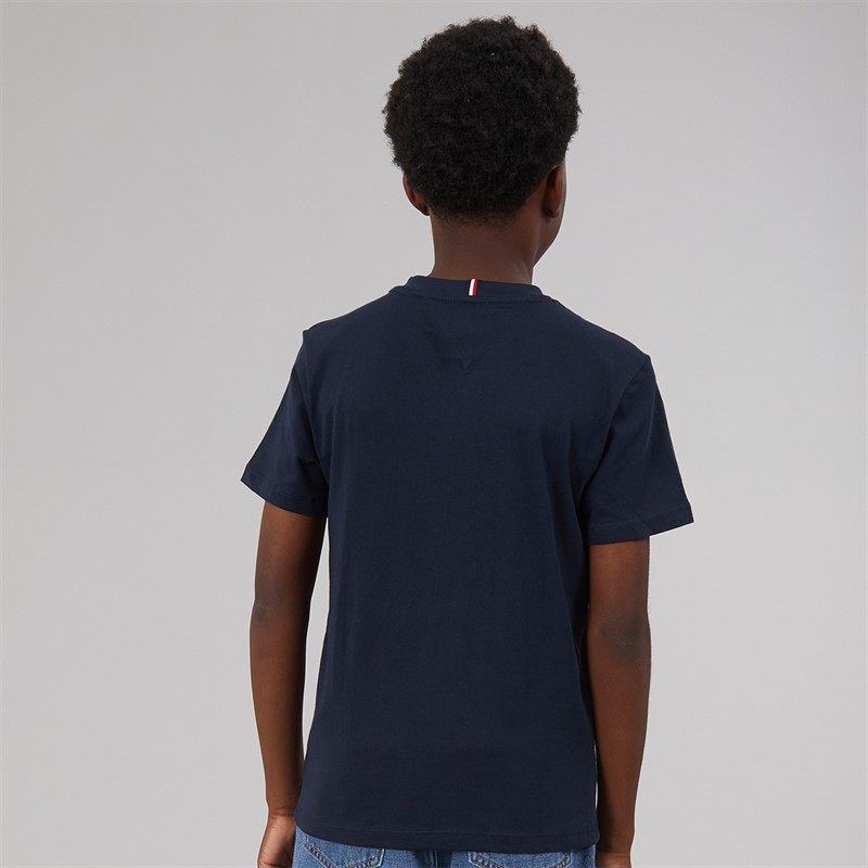 Tommy Hilfiger Boys Varsity T-Shirt Dark Night Navy