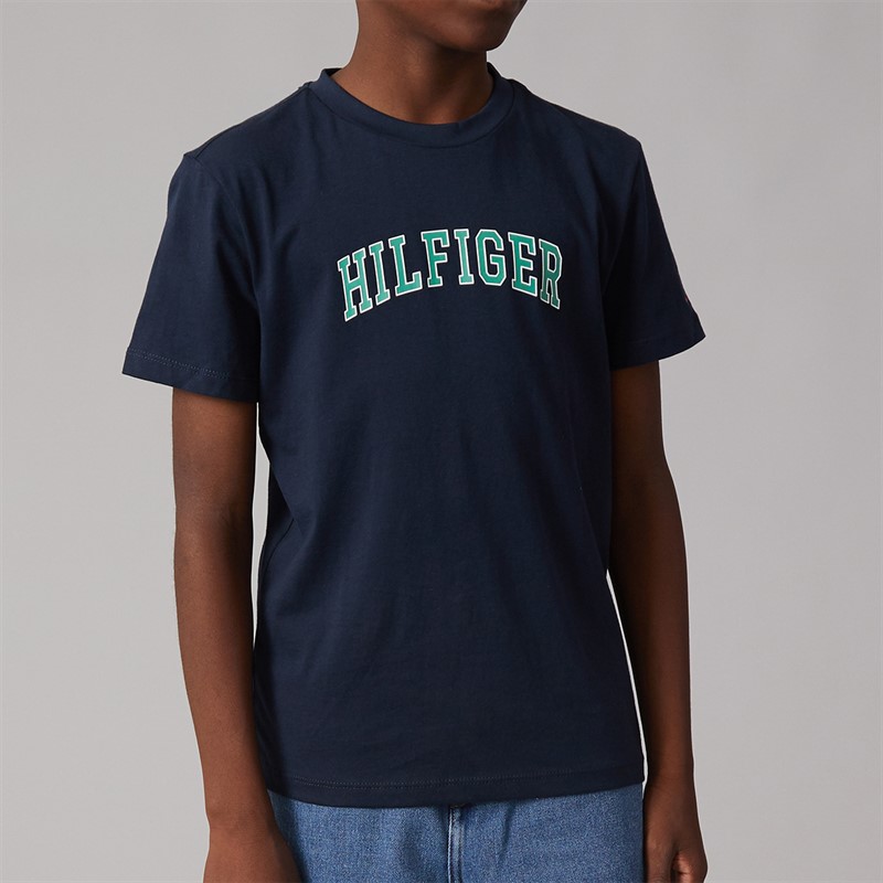 Tommy Hilfiger Boys Varsity T-Shirt Dark Night Navy