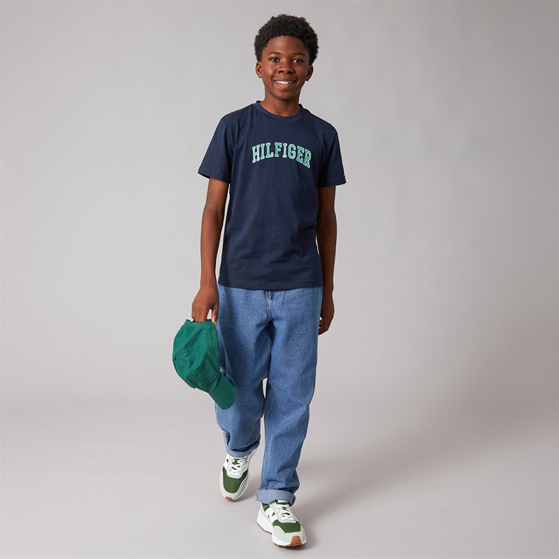 Tommy Hilfiger Boys Varsity T-Shirt Dark Night Navy
