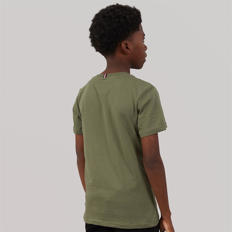 Tommy Hilfiger Boys Mini Corp T-Shirt Battle Green