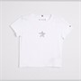 Tommy Hilfiger Girls Star Flag Short Sleeve T-Shirt White