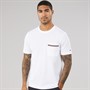Tommy Hilfiger Mens Global Stripe Pique T-Shirt White