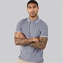 Tommy Hilfiger Mens Cotton Linen Pique Polo Shirt Desert Sky