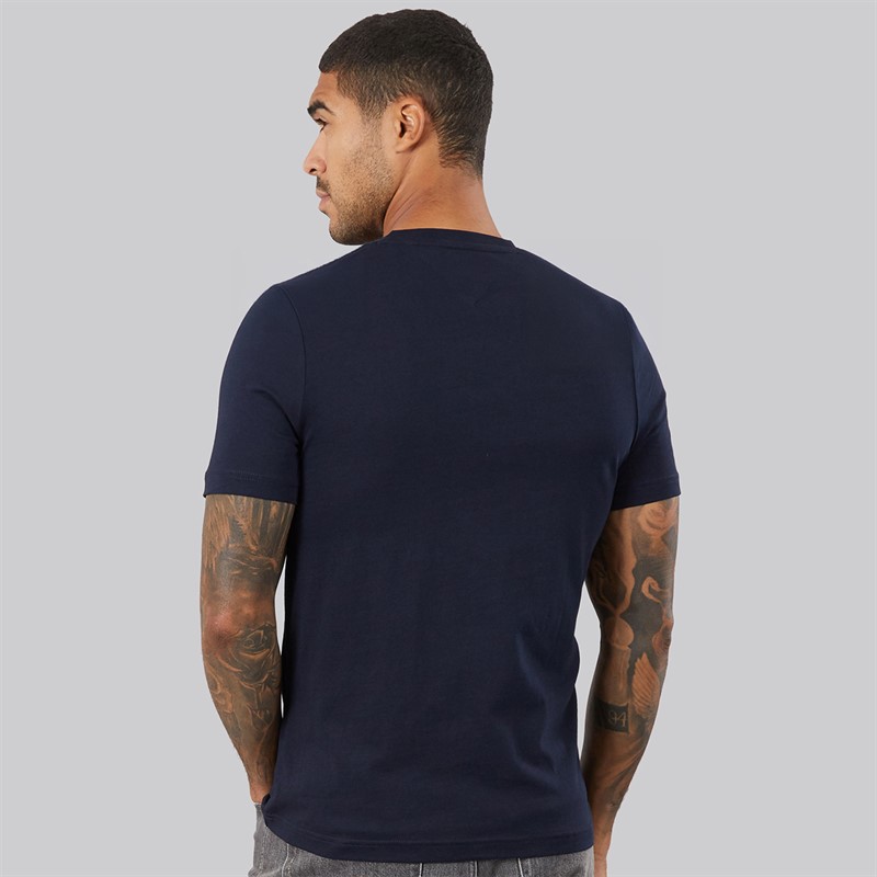 Tommy Hilfiger Mens Brand Love Text Box T-Shirt Desert Sky