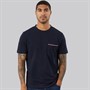 Tommy Hilfiger Mens Global Stripe Pique T-Shirt Desert Sky