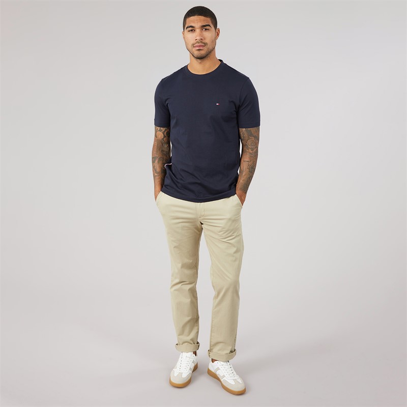 Tommy Hilfiger Mens Global Stripe T-Shirt Desert Sky