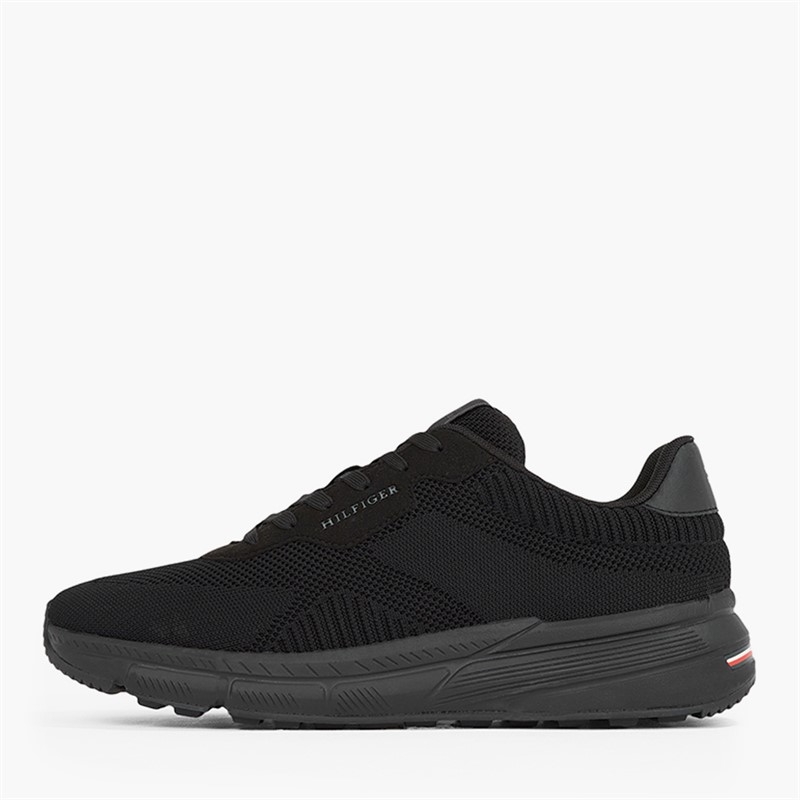 Tommy Hilfiger Mens Lightweight Trainers Black