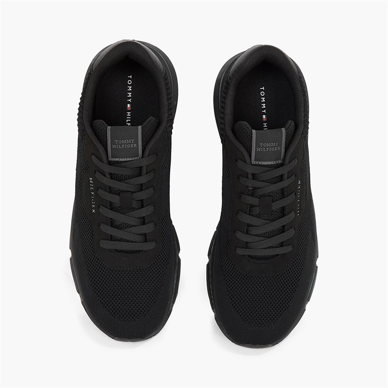 Tommy Hilfiger Mens Lightweight Trainers Black