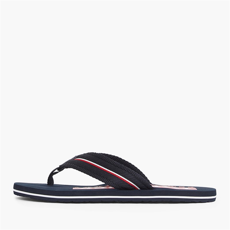 Tommy Hilfiger Mens Corporate Flip Flops Desert Sky