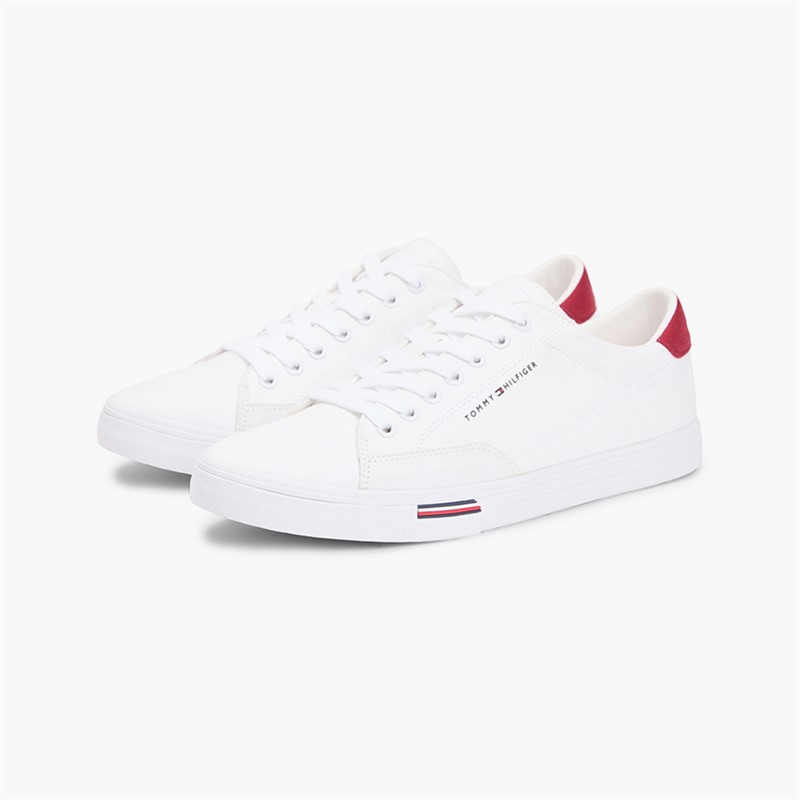 Tommy Hilfiger Mens Vulc Core Trainers White
