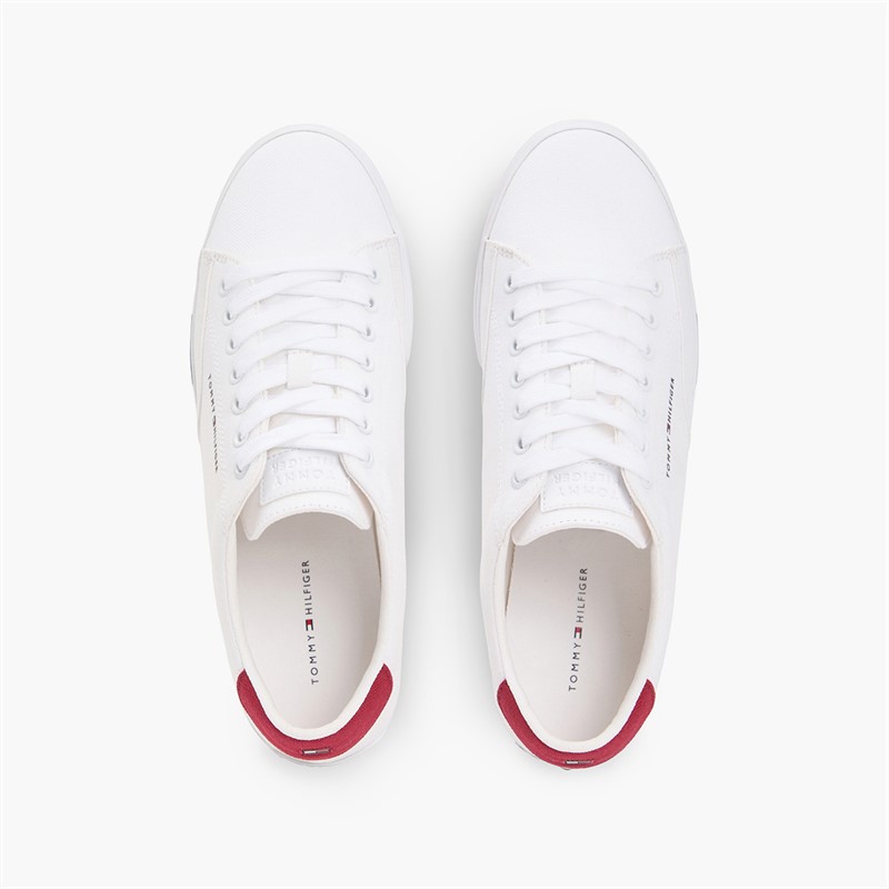 Tommy Hilfiger Mens Vulc Core Trainers White