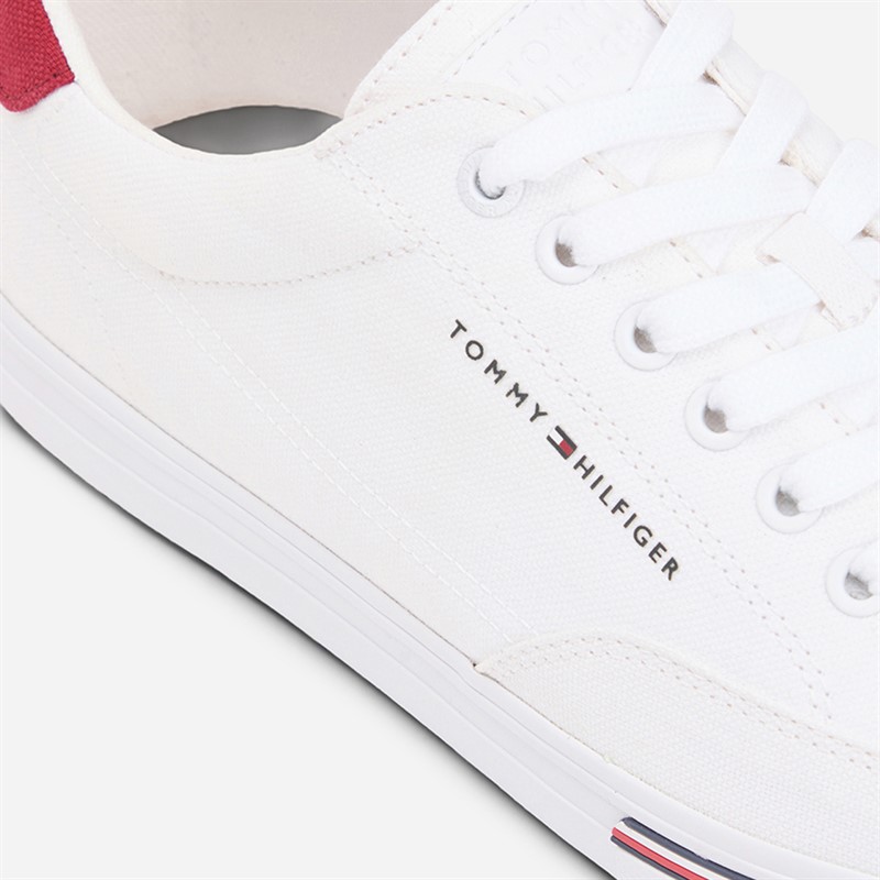 Tommy Hilfiger Mens Vulc Core Trainers White