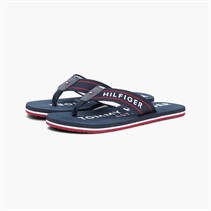 Tommy Hilfiger Mens Sporty Flip Flops Desert Sky