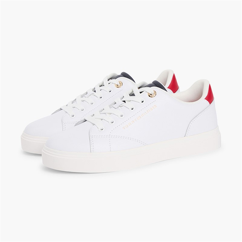 Tommy Hilfiger Womens Feminine Cupsole Trainers Rwb