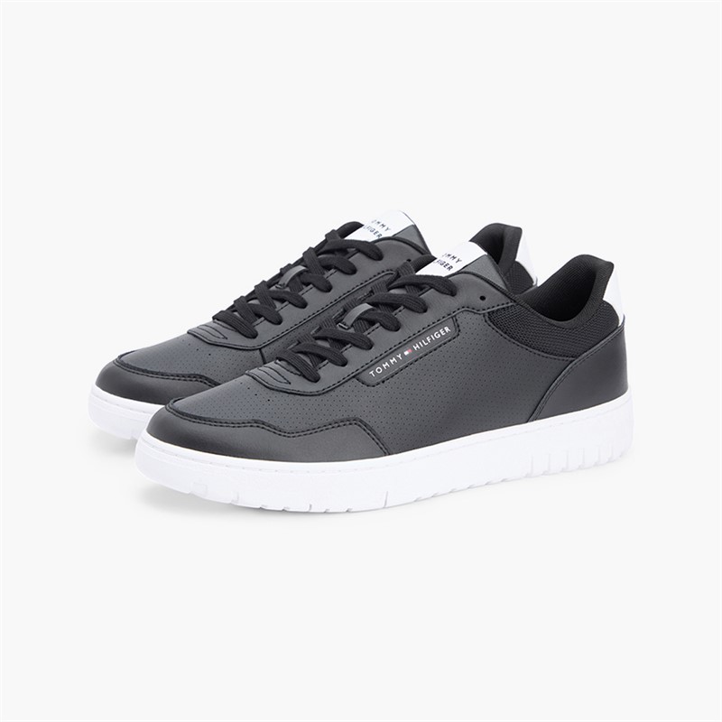 Tommy Hilfiger Mens Basket Core Lite Trainers Black
