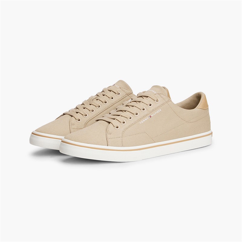 Tommy Hilfiger Mens Vulc Core Trainers Sandalwood