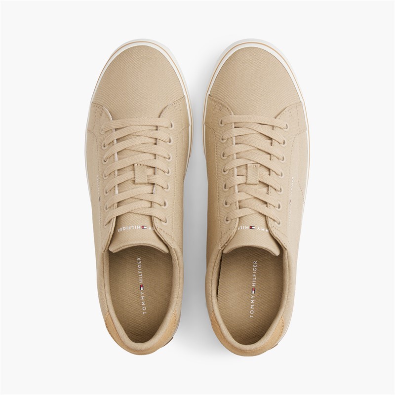 Tommy Hilfiger Mens Vulc Core Trainers Sandalwood