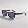 Tommy Hilfiger Mens Rectangular Sunglasses Blue/Red Blue Red