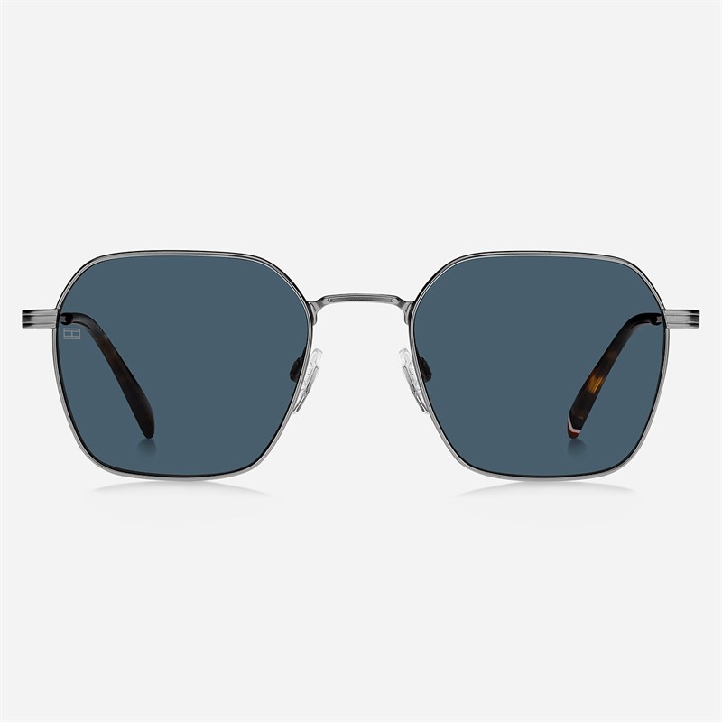Tommy Hilfiger Mens Geometrical Sunglasses Matte Ruthenium
