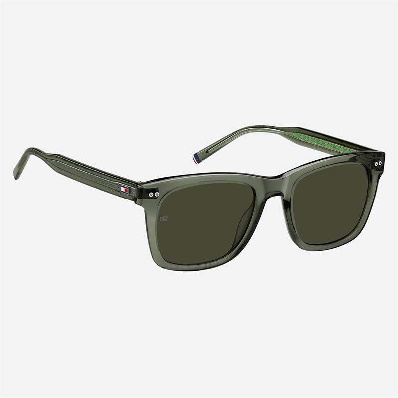 Tommy Hilfiger Mens Rectangular Sunglasses Green