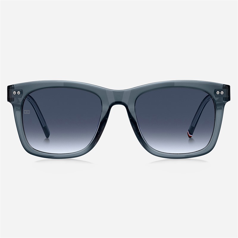 Tommy Hilfiger Mens Rectangular Sunglasses Blue